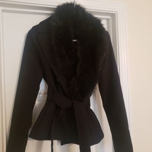 Maurice's Black Fur coat!